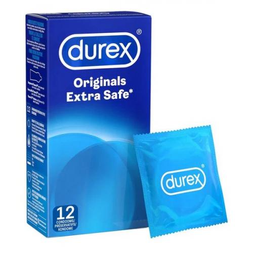 Durex Originals Extra Safe condooms 12 stuks met extra glijmiddel