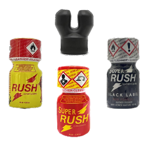 Sniff Rush 3-Pack France Classic-Super-Black (3x10ml) + Powersniffer