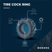 Boners Band Cockring - Grijs Autoband