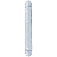 Crystal Jellies Dubbel Dildo - Lichtblauw