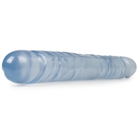 Crystal Jellies Dubbel Dildo - Lichtblauw