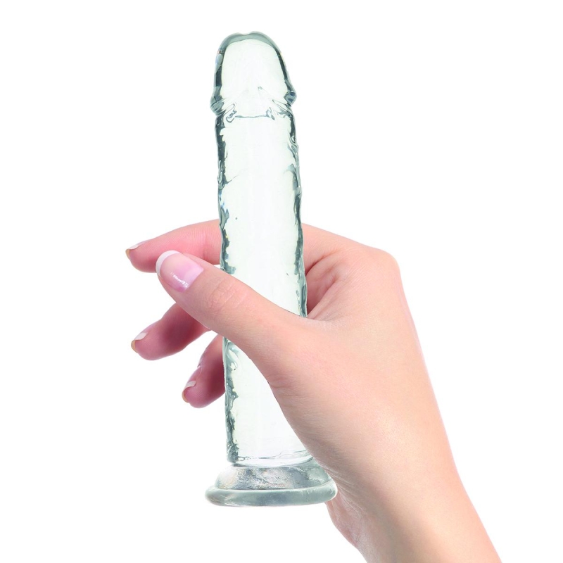 Crystal Addiction - Transparante Dildo - 18 cm Crystal Addiction - Transparante Dildo - 18 cm