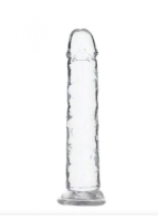 Crystal Addiction - Transparante Dildo - 18 cm Crystal Addiction - Transparante Dildo - 18 cm