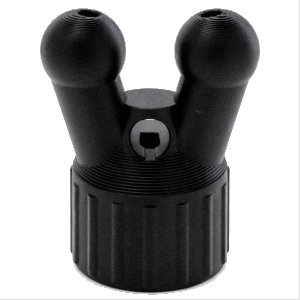 Double Sniffer Adapter Large Black NEW Double Sniffer Adapter Large Black NEW